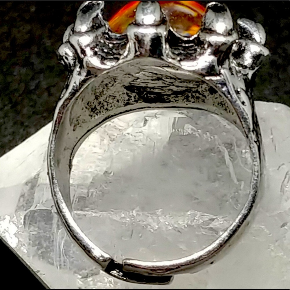 Demon Evil Eye Steel Alloy Adjustable Ring